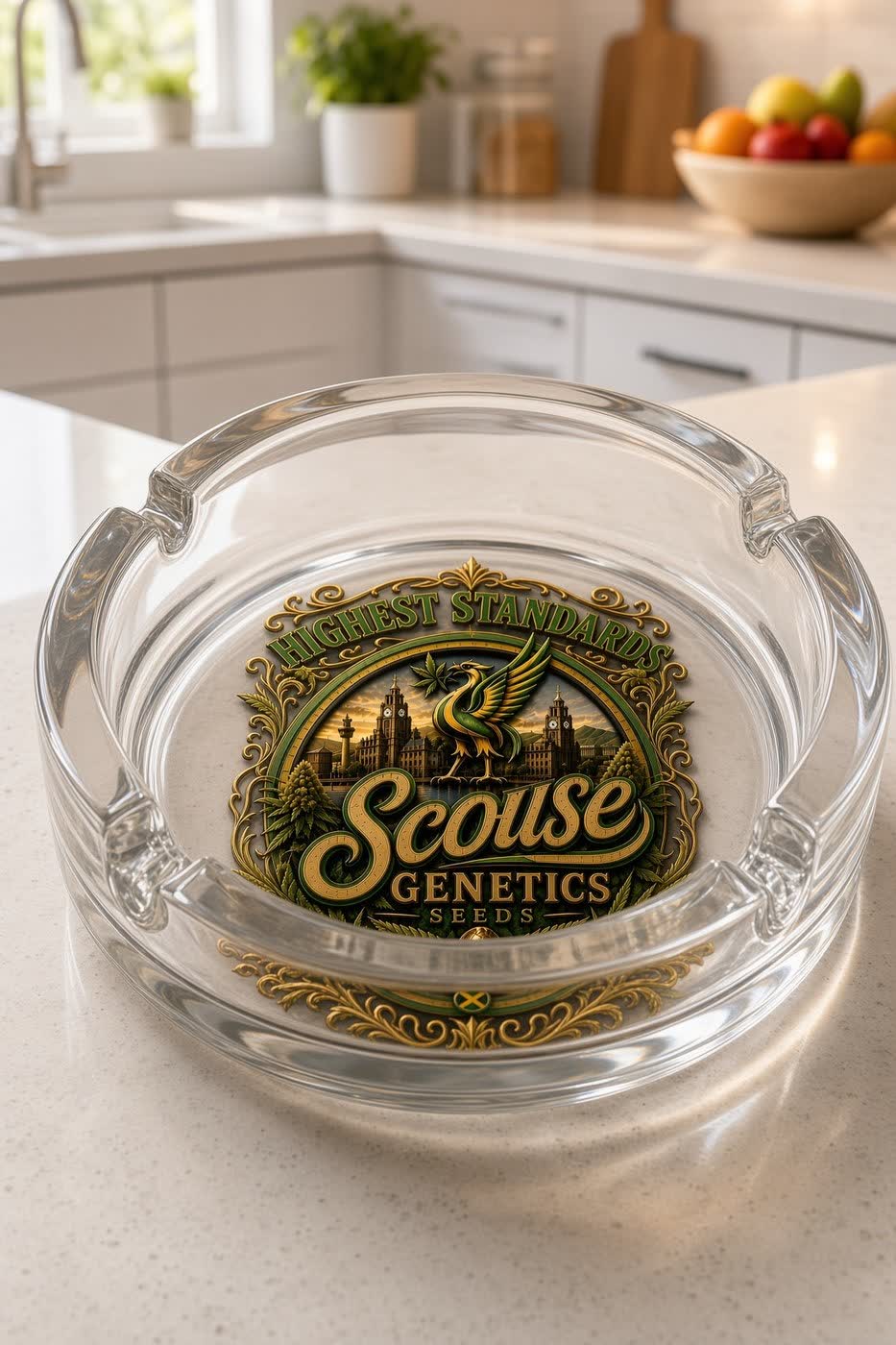 Premium Glass Ashtray